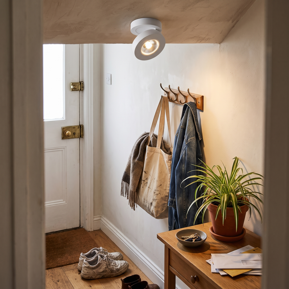 Adjustable LED Spotlight Round Surface in entrance hallway - Arisha