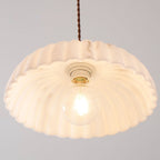 Alabaster Style Pendant Light – Contemporary – Resin & Metal