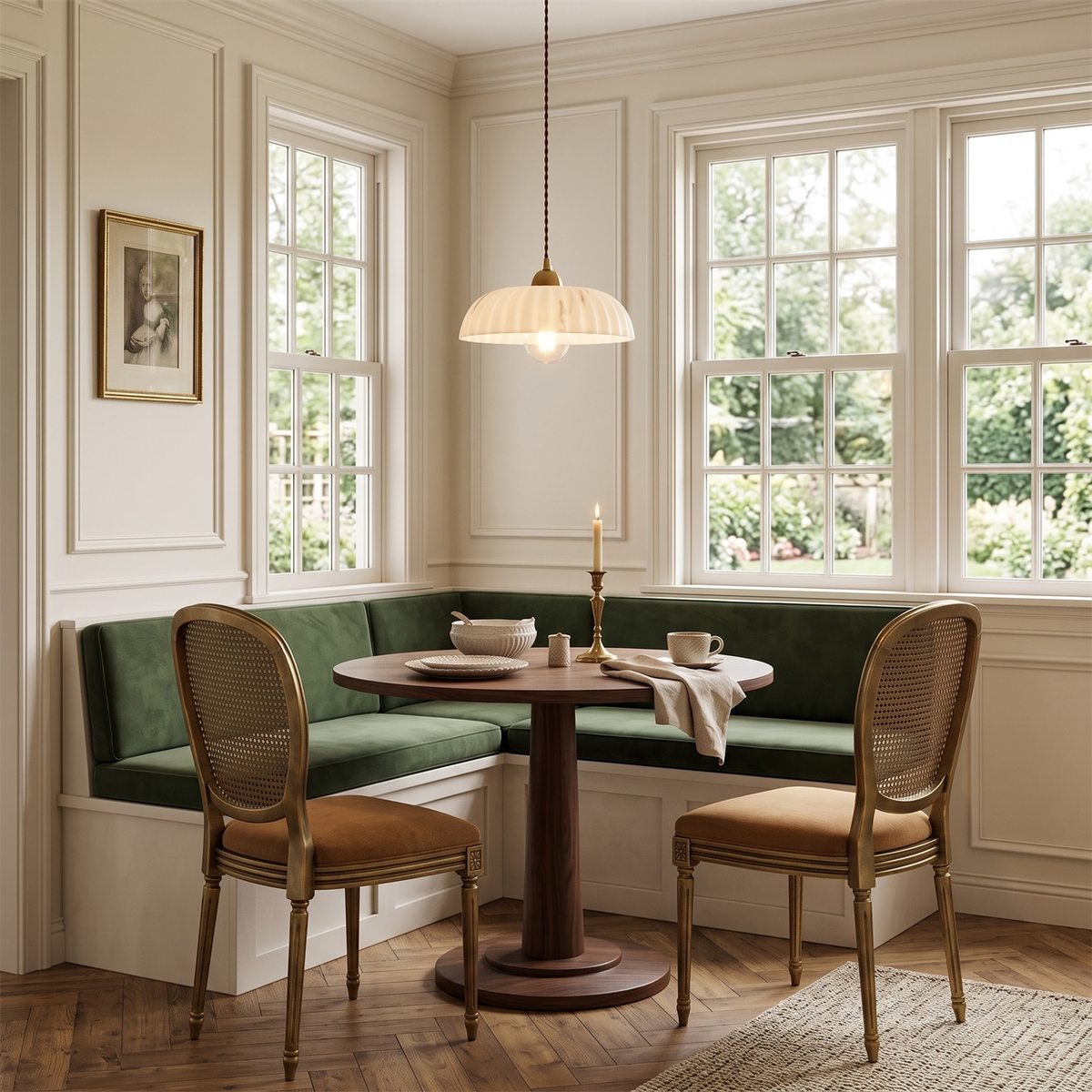Alabaster Style Pendant Light – Contemporary – Resin & Metal