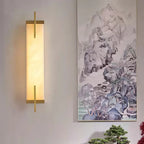Alabaster Wall Light – Integrated LED – Minimalist – Alabaster & Metal