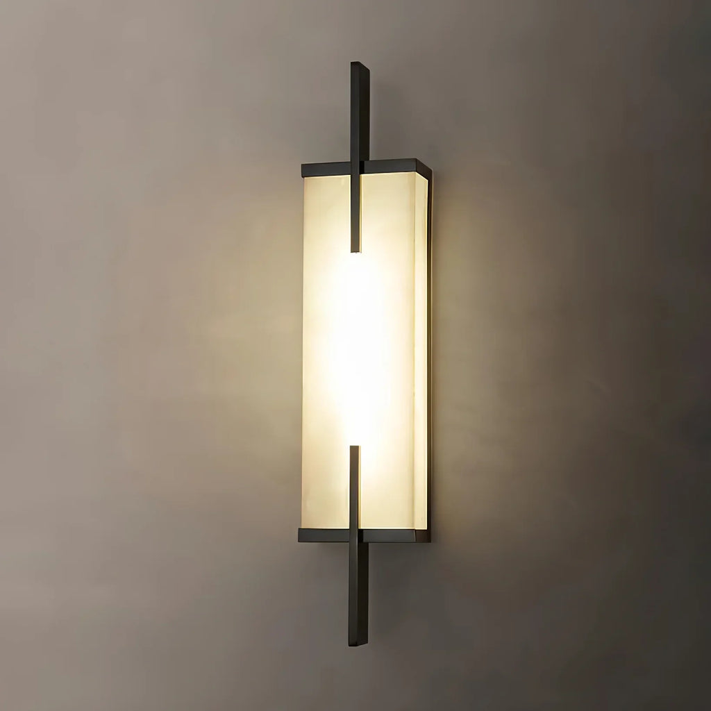 Alabaster Wall Light – Integrated LED – Minimalist – Alabaster & Metal