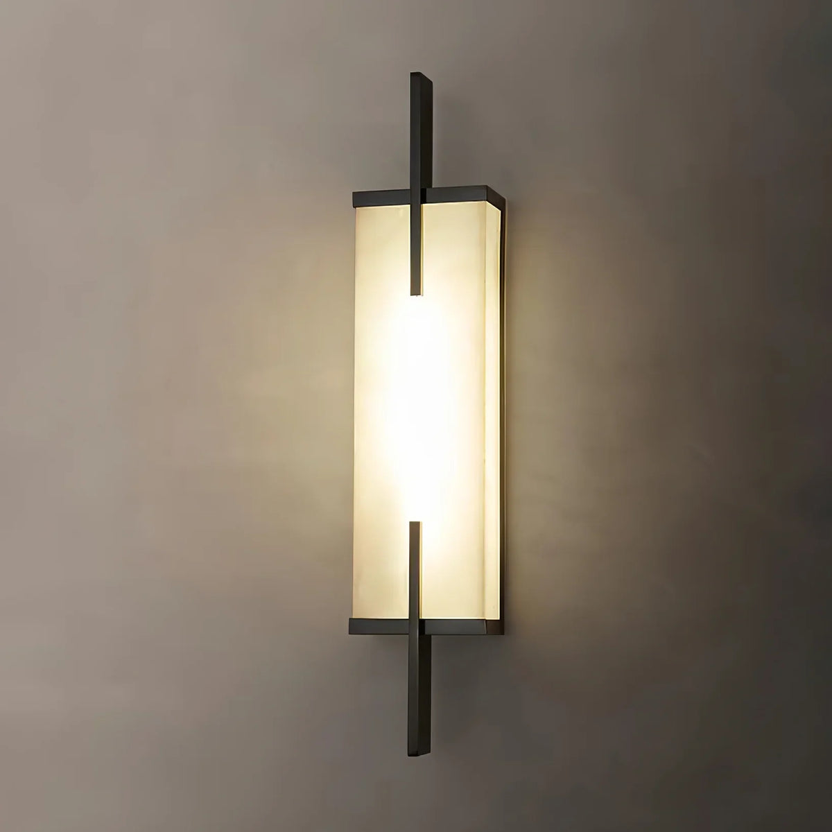 Alabaster Wall Light – Integrated LED – Minimalist – Alabaster & Metal