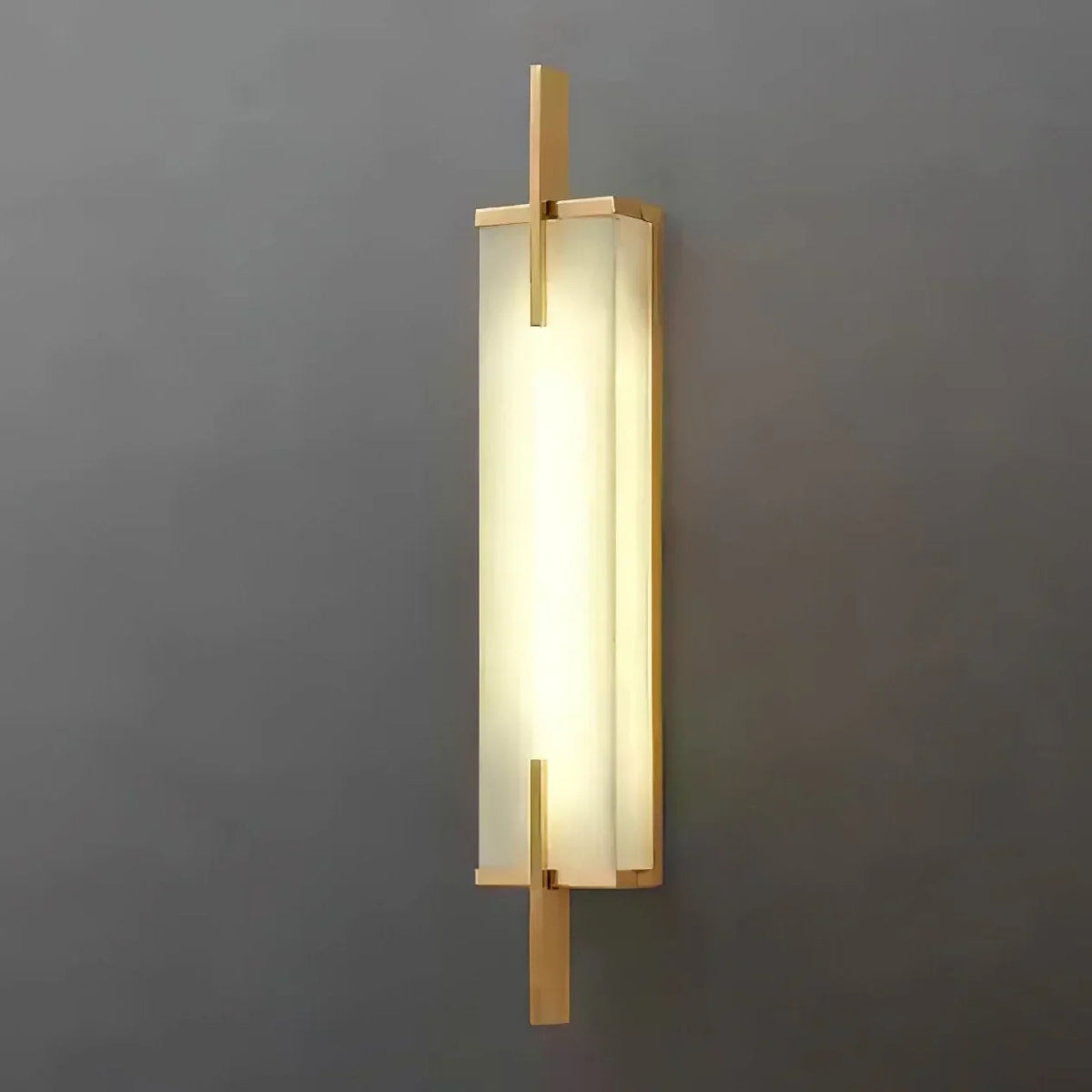 Alabaster Wall Light – Integrated LED – Minimalist – Alabaster & Metal