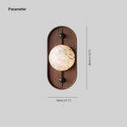 Alabaster Wall Light – Integrated LED – Modern – Alabaster & Metal