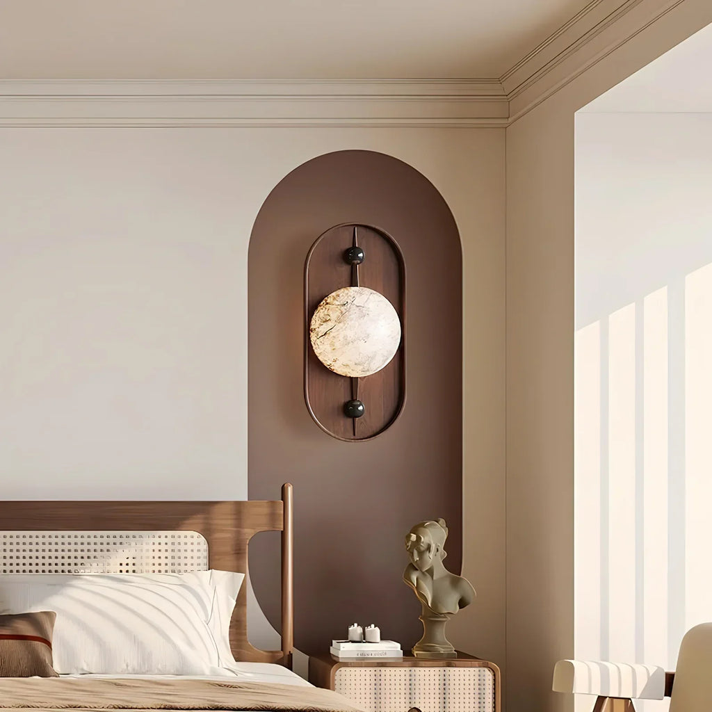 Alabaster Wall Light – Integrated LED – Modern – Alabaster & Metal
