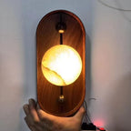 Alabaster Wall Light – Integrated LED – Modern – Alabaster & Metal