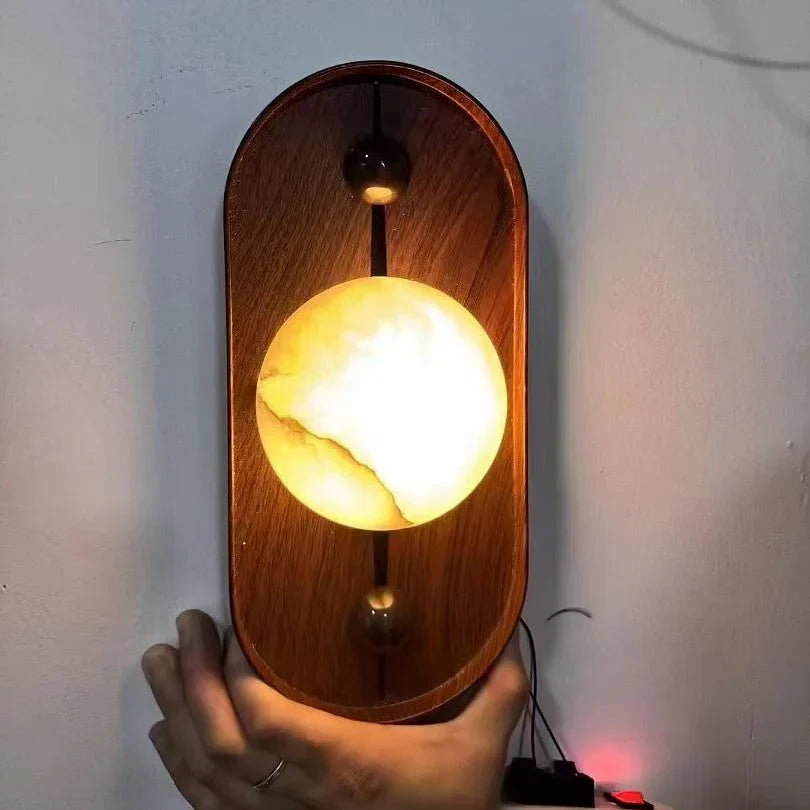 Alabaster Wall Light – Integrated LED – Modern – Alabaster & Metal