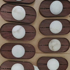 Alabaster Wall Light – Integrated LED – Modern – Alabaster & Metal