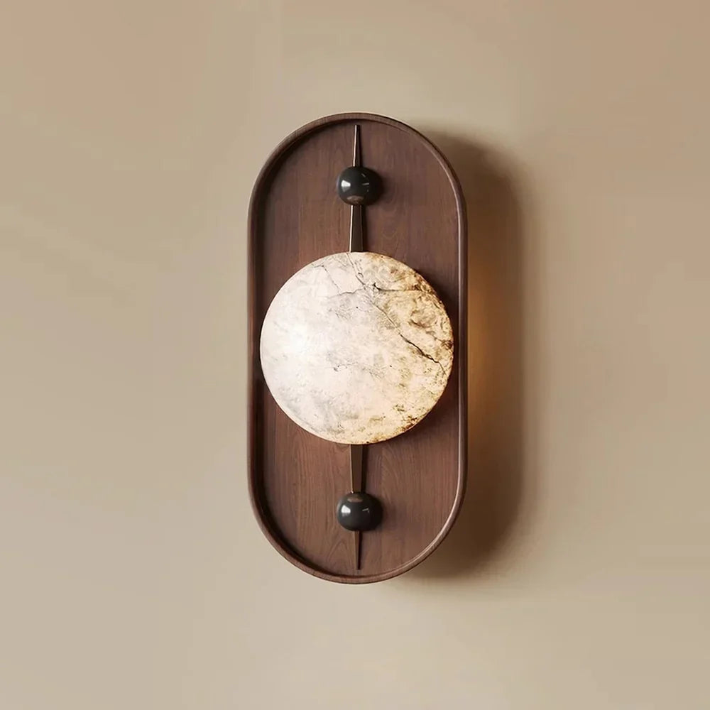 Alabaster Wall Light – Integrated LED – Modern – Alabaster & Metal