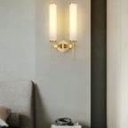 Art Deco Alabaster Wall Light – E14 – Art Deco – Alabaster & Metal