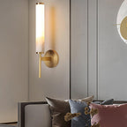 Art Deco Alabaster Wall Light – E14 – Art Deco – Alabaster & Metal