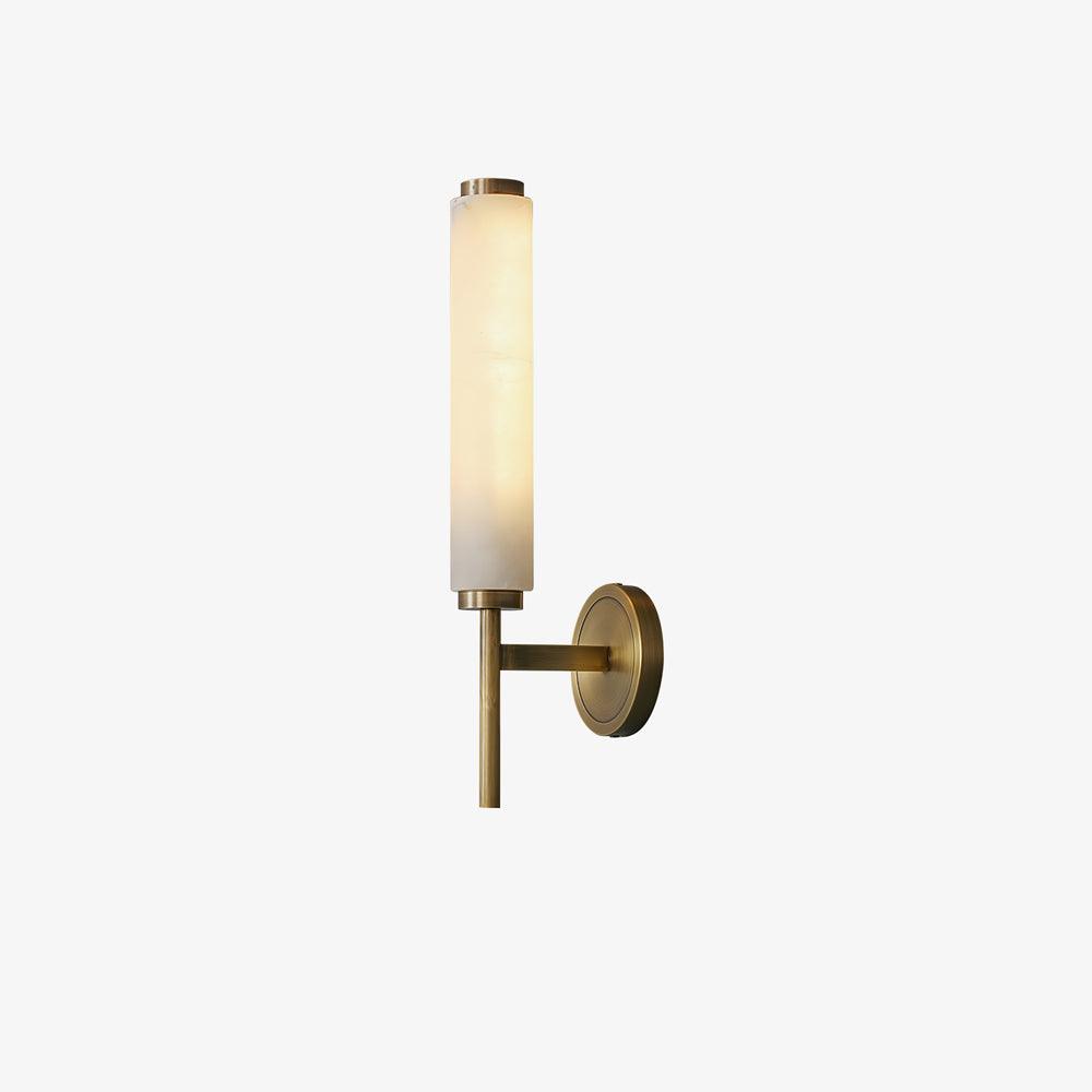 Art Deco Alabaster Wall Light – E14 – Art Deco – Alabaster & Metal