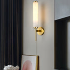 Art Deco Alabaster Wall Light – E14 – Art Deco – Alabaster & Metal