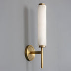 Art Deco Alabaster Wall Light – E14 – Art Deco – Alabaster & Metal