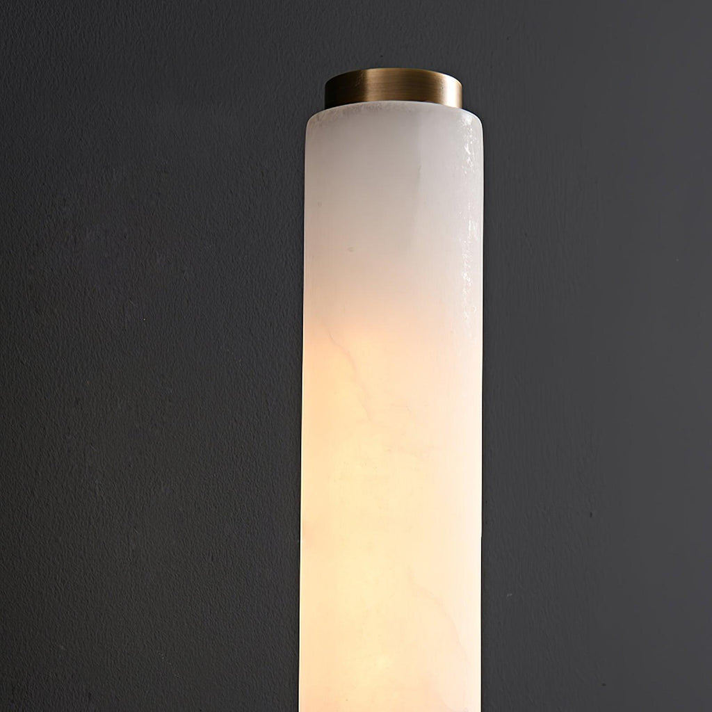 Art Deco Alabaster Wall Light – E14 – Art Deco – Alabaster & Metal
