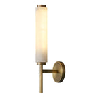 Art Deco Alabaster Wall Light – E14 – Art Deco – Alabaster & Metal