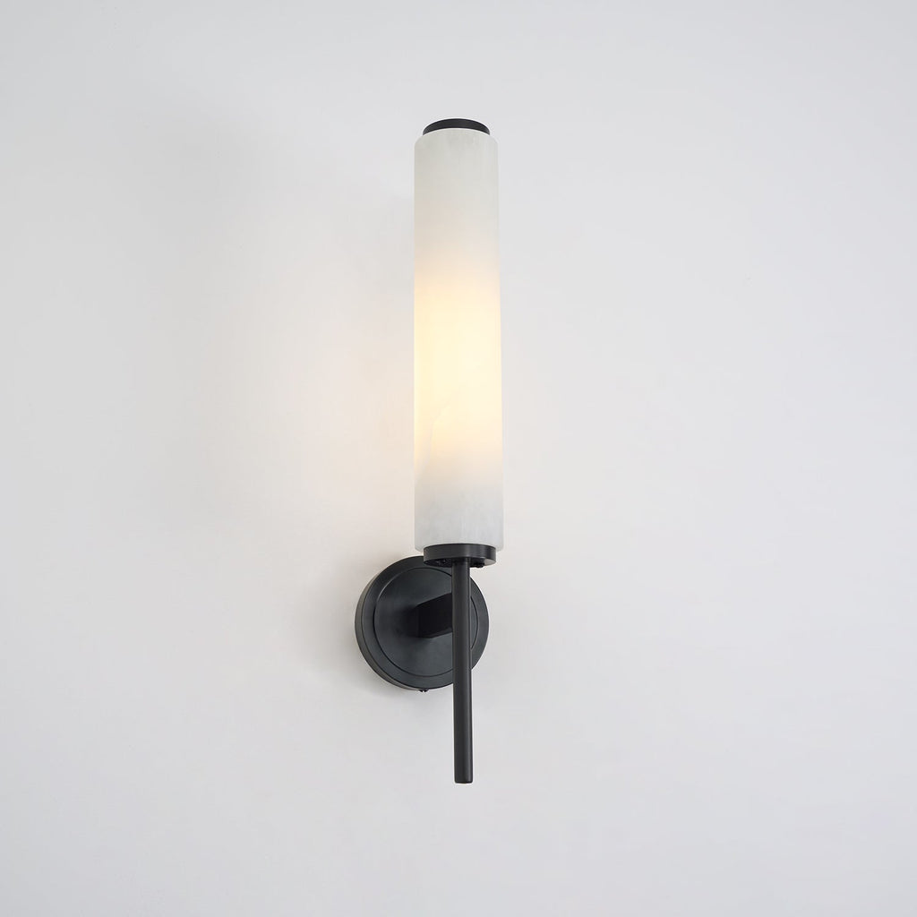Art Deco Alabaster Wall Light – E14 – Art Deco – Alabaster & Metal