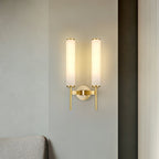 Art Deco Alabaster Wall Light – E14 – Art Deco – Alabaster & Metal