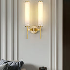 Art Deco Alabaster Wall Light – E14 – Art Deco – Alabaster & Metal