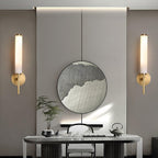 Art Deco Alabaster Wall Light – E14 – Art Deco – Alabaster & Metal
