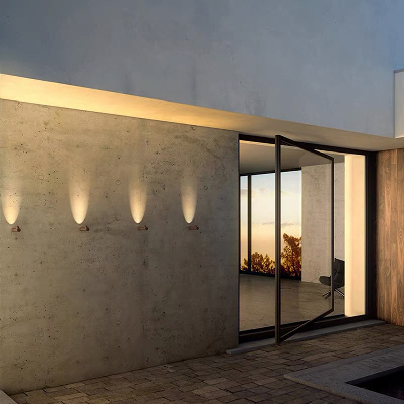 Branch Pattern Outdoor Wall Light – Integrated LED – Modern