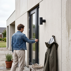 Outdoor Wall Light LED Waterproof on house exterior by day - Ray