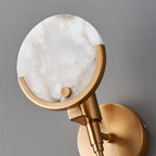 Brass Alabaster Wall Light – E14 – Modern – Alabaster & Brass – Brass