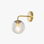 Bubble Glass Vanity Wall Light – E27 – Vintage – Metal & Bubble Glass