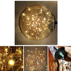 Bubble Glass Wall Light – LED – Art Deco – Metal & Glass – Black/Gold