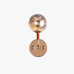 Bubble Glass Wall Light – LED – Art Deco – Metal & Glass – Black/Gold