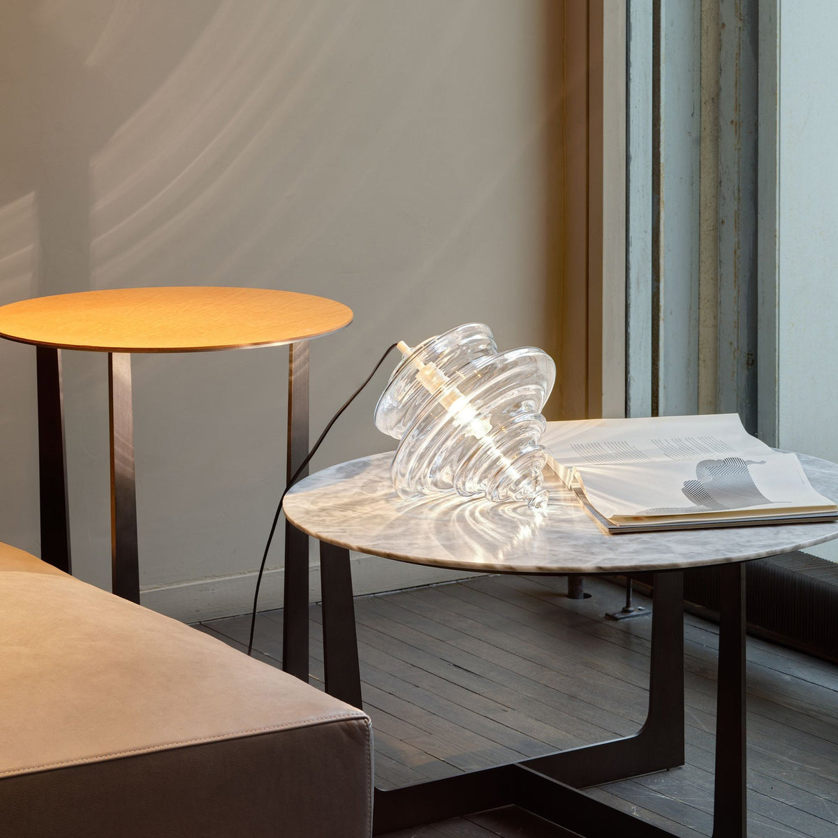 Clear Glass Pendant Light – Contemporary – Sculptural Clear Glass