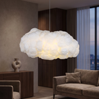 Cloud Pendant Light – E27 Bulb Included – Silk Cotton & Metal
