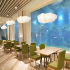 Cloud Pendant Light – E27 Bulb Included – Silk Cotton & Metal