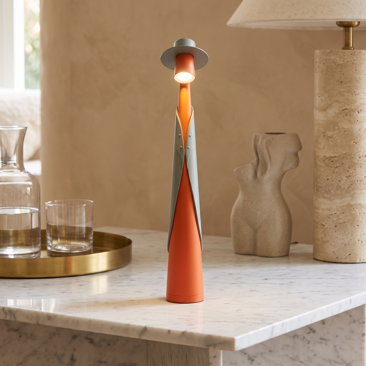 Cordless Table Lamp – LED – Modern – 5 Colours
