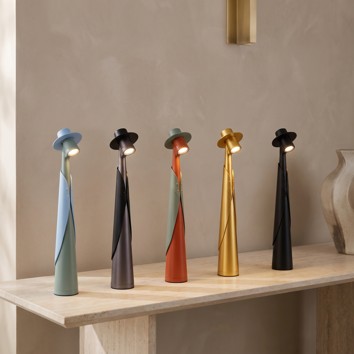Cordless Table Lamp – LED – Modern – 5 Colours