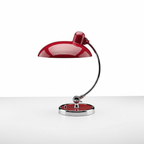 Curved Arc Table Lamp – E27 – Scandinavian – Iron & Chrome