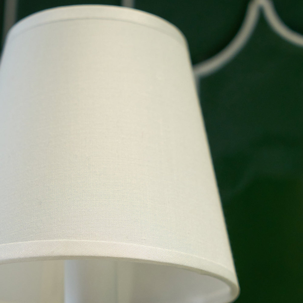Fabric Cone Wall Light – E14 – Classic – Brass & Fabric