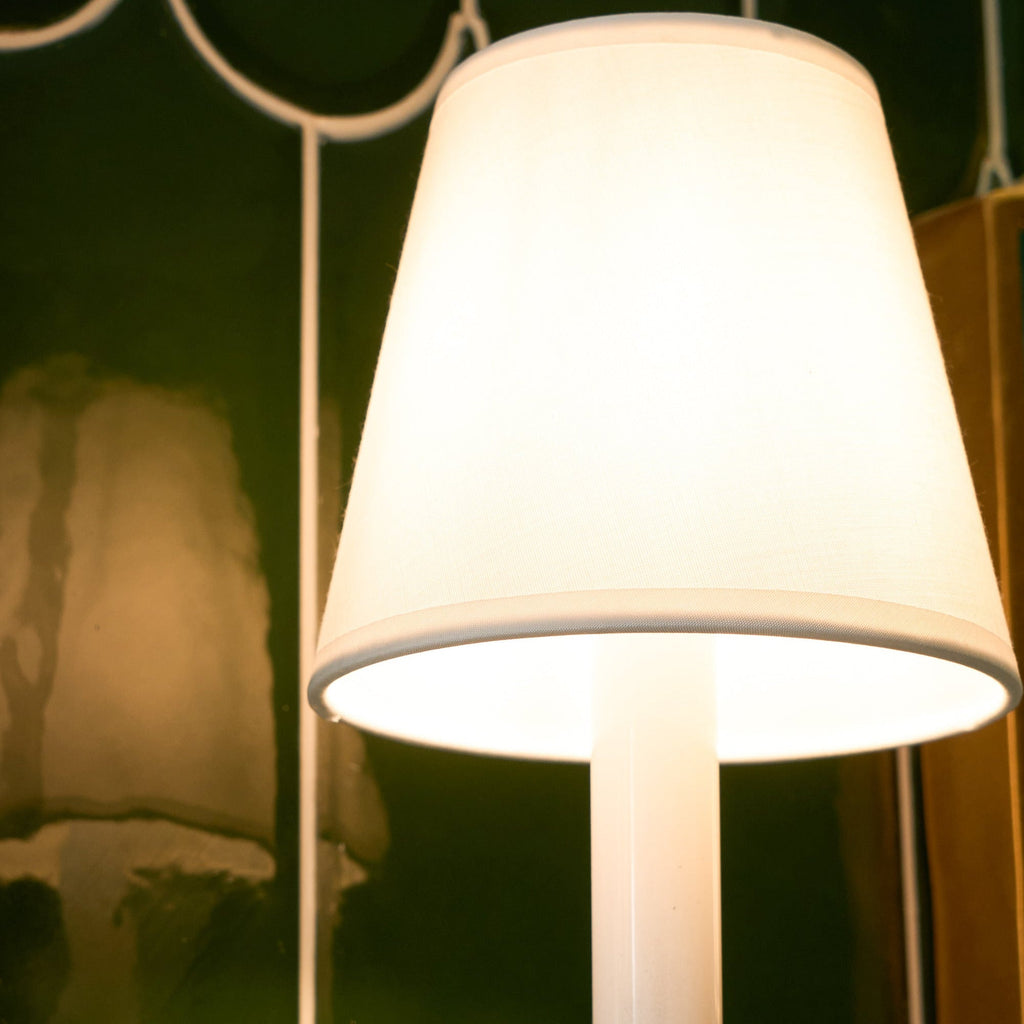 Fabric Cone Wall Light – E14 – Classic – Brass & Fabric