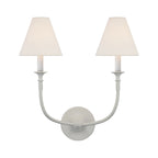 Fabric Cone Wall Light – E14 – Classic – Brass & Fabric