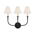 Fabric Cone Wall Light – E14 – Classic – Brass & Fabric