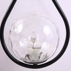 Glass Drop Wall Light – G9 LED Included – Contemporary – Metal & Glass