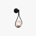 Glass Drop Wall Light – G9 LED Included – Contemporary – Metal & Glass