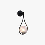 Glass Drop Wall Light – G9 LED Included – Contemporary – Metal & Glass