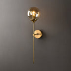 Glass Globe Wall Light – E27 LED Included – Modern – Metal & Glass