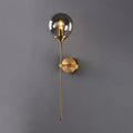 Glass Globe Wall Light – E27 LED Included – Modern – Metal & Glass