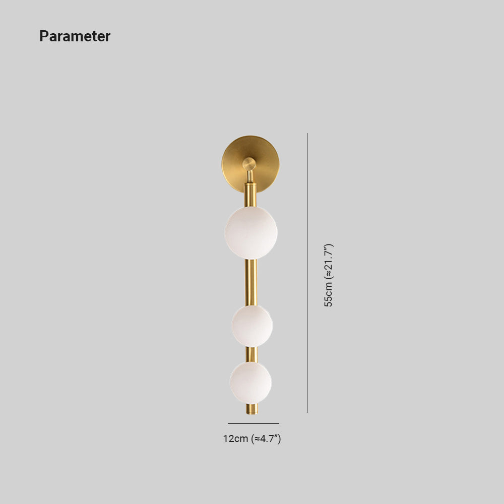 Glass Globe Wall Light – G9 LED Included – Modern