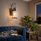 Vintage Lantern Wall Light Indoor in living room - Silva