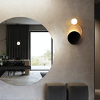 Glass Ring Wall Light – G4 LED Included – Contemporary – Metal & Glass