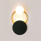 Glass Ring Wall Light – G4 LED Included – Contemporary – Metal & Glass