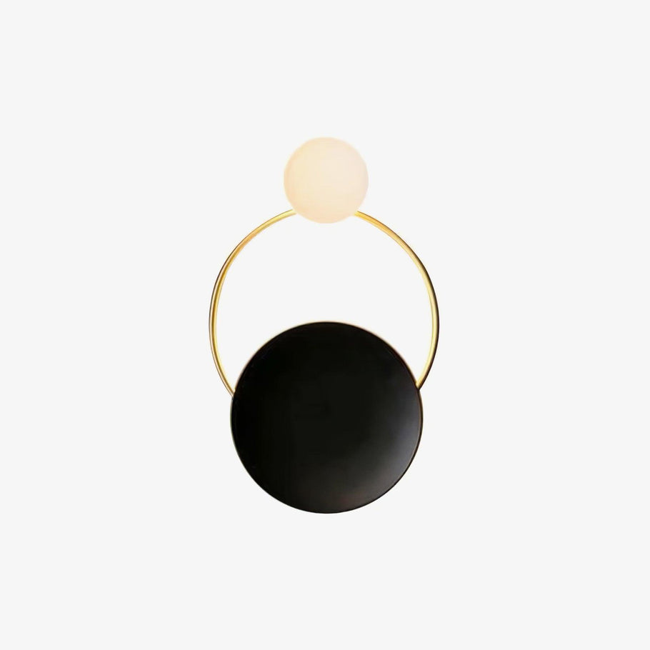 Glass Ring Wall Light – G4 LED Included – Contemporary – Metal & Glass